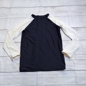 8/9 Primary Navy Long Sleeve Rash Guard